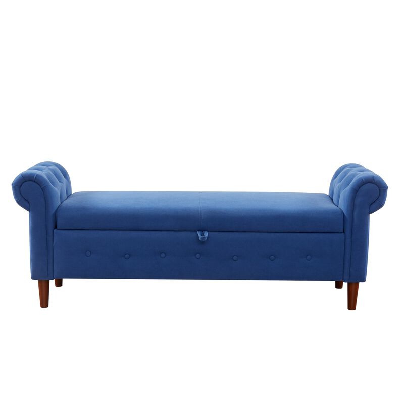 Multifunctional Storage Sofa Stool Space-Saving Ottoman with Hidden Compartment & Seating