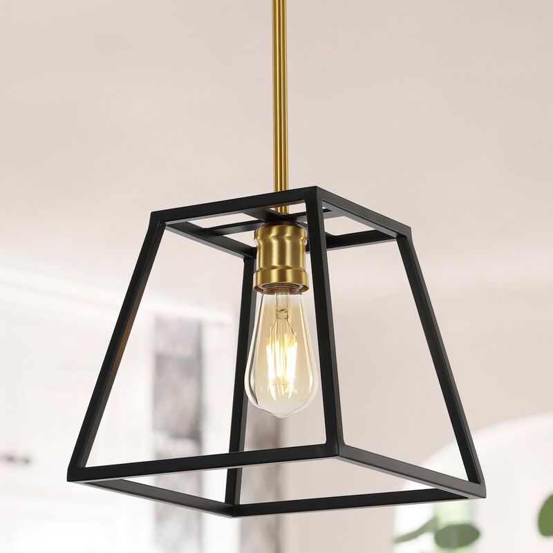 Girard 1-Light Farmhouse Industrial Iron LED Pendant