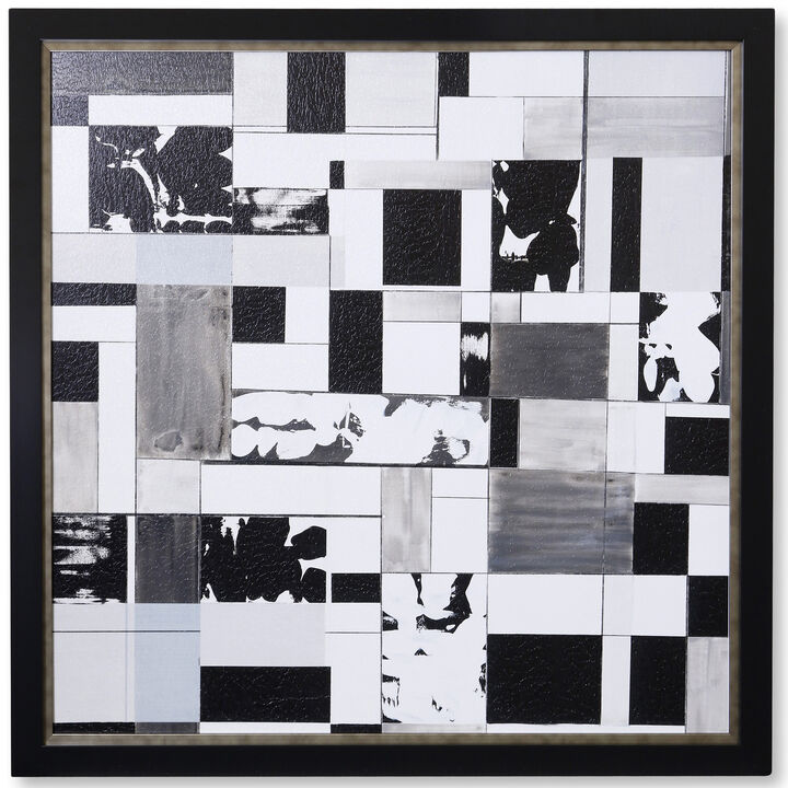 Squaresville Framed Print