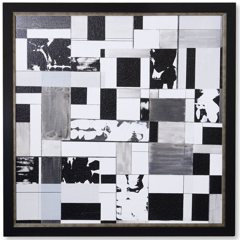 Squaresville Framed Print
