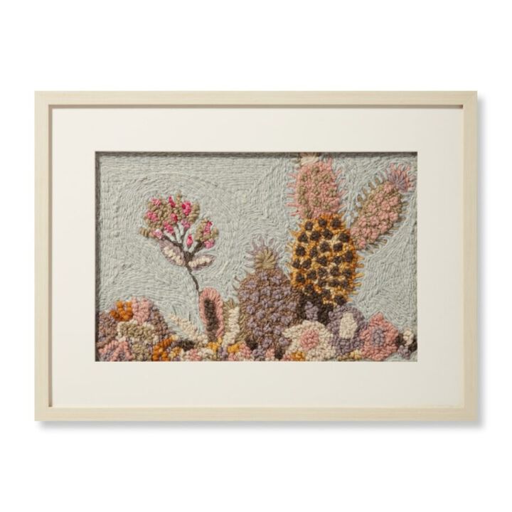 Saguaro Ivory Wall Art
