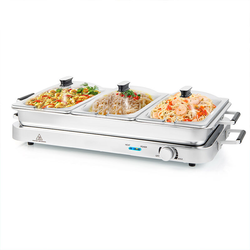 2 in 1 Electric Warming Tray with Temperature Control