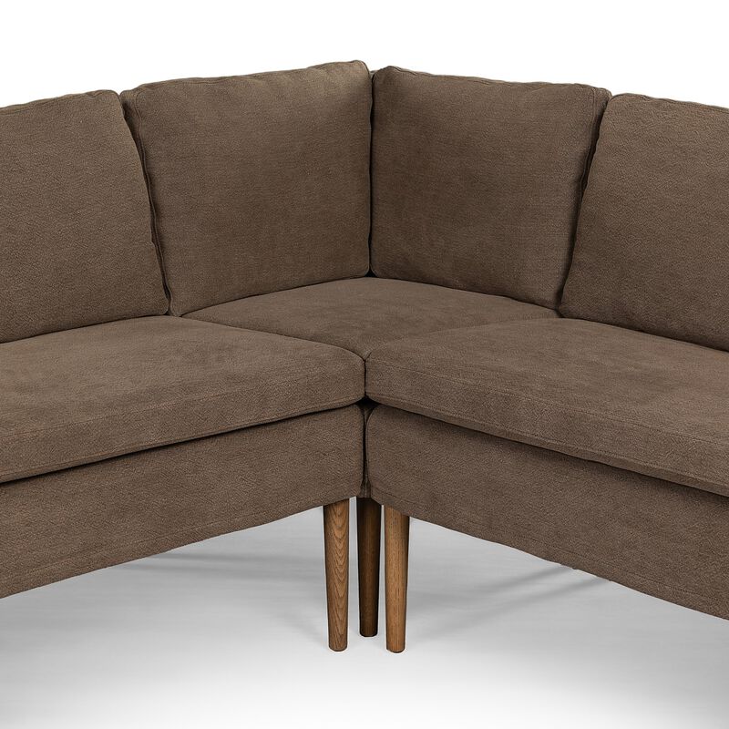 Aurelia 99" Left Arm Facing Dining Banquette