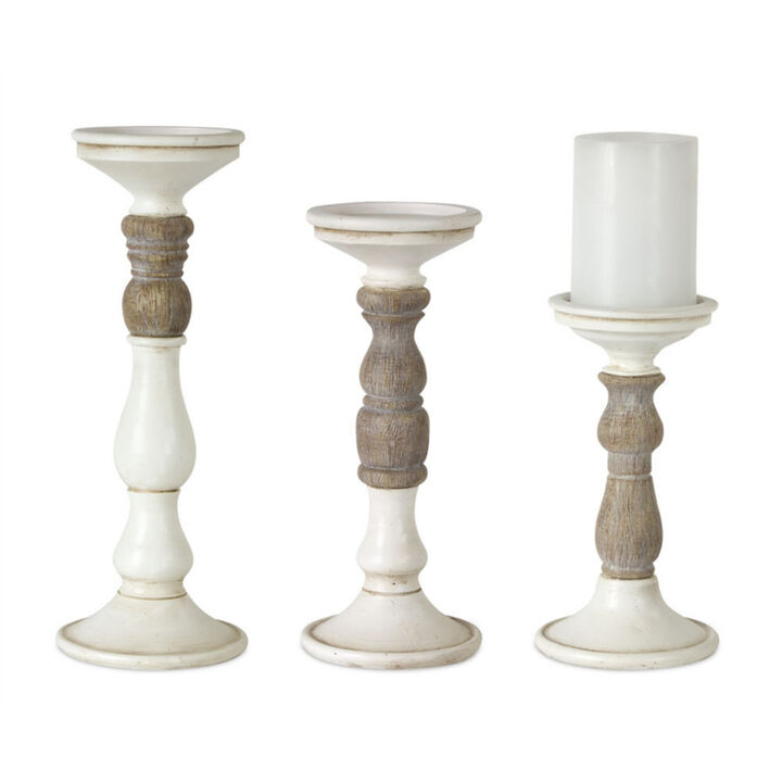 Set of 3 Decorative Candle Holders for Home Décor and Elegant Lighting