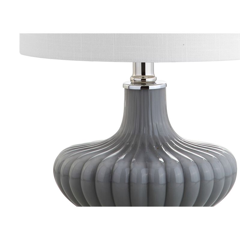 Kamille Glass and Lucite LED Table Lamp