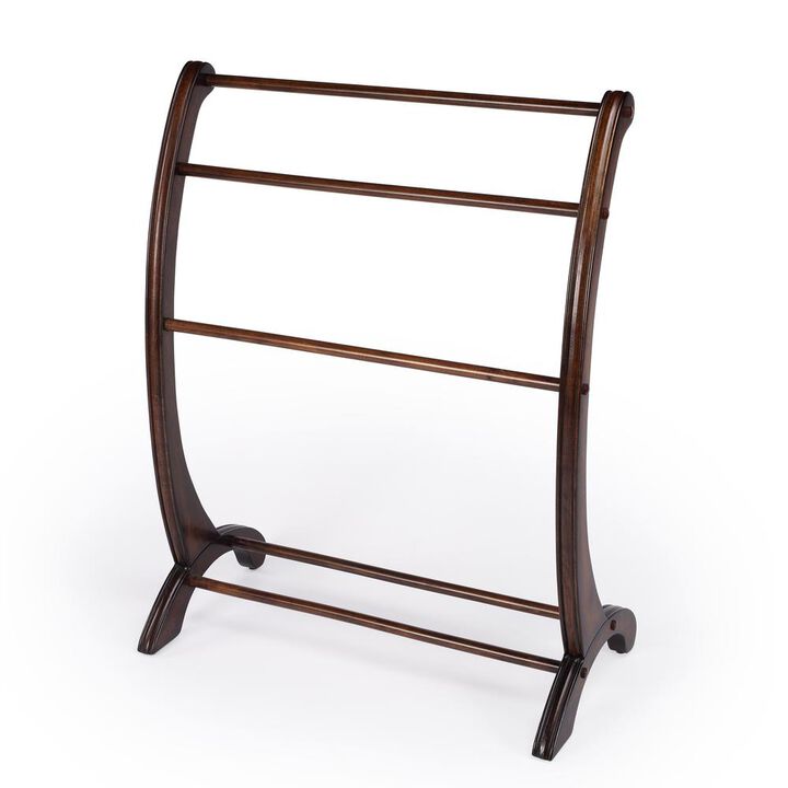 Butler Specialty Company Nathaniel Blanket Stand, Dark Brown