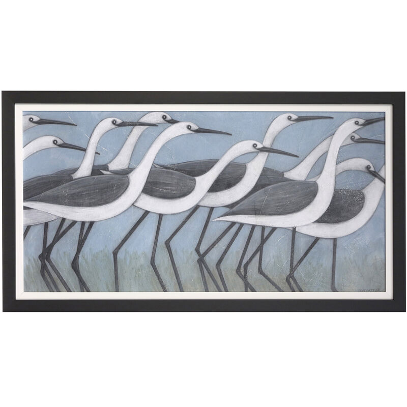 Shorebird Stroll Framed Print