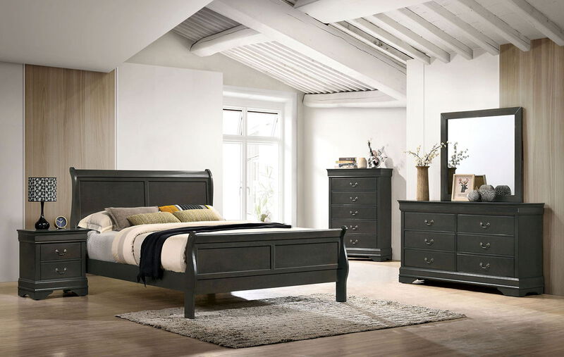 Streamdale Louis Philippe Nightstand: Solid Wood, Dovetail Construction