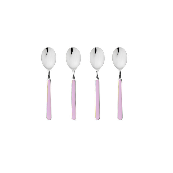 Fantasia 4-Piece Coffee Spoon Set in Lilac