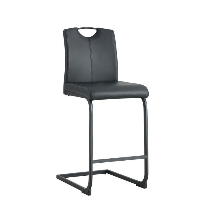 PU Chair Barstool Dining Counter Height Chair Set Of 2