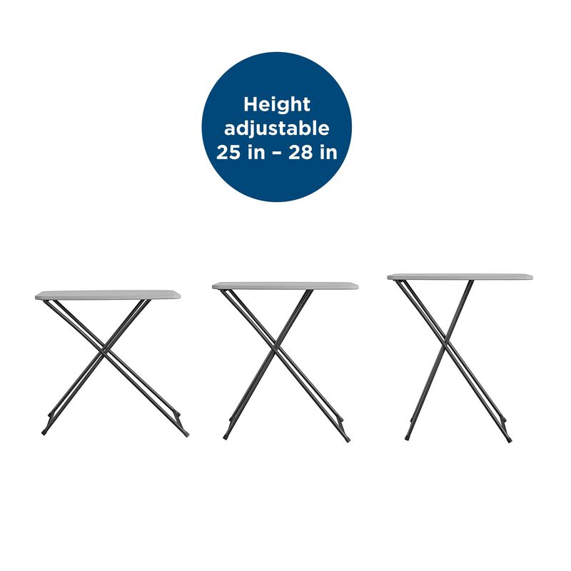 Personal Folding Activity Table with Adjustable Height