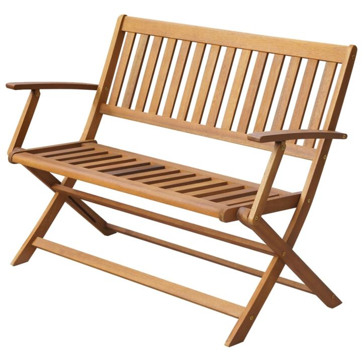 vidaXL Garden Bench 47.2" Solid Acacia Wood