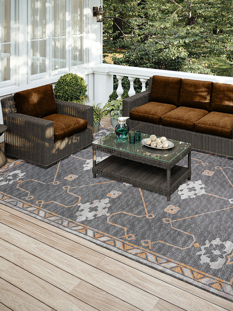 Sedona SN16 Charcoal 3' x 5' Rug