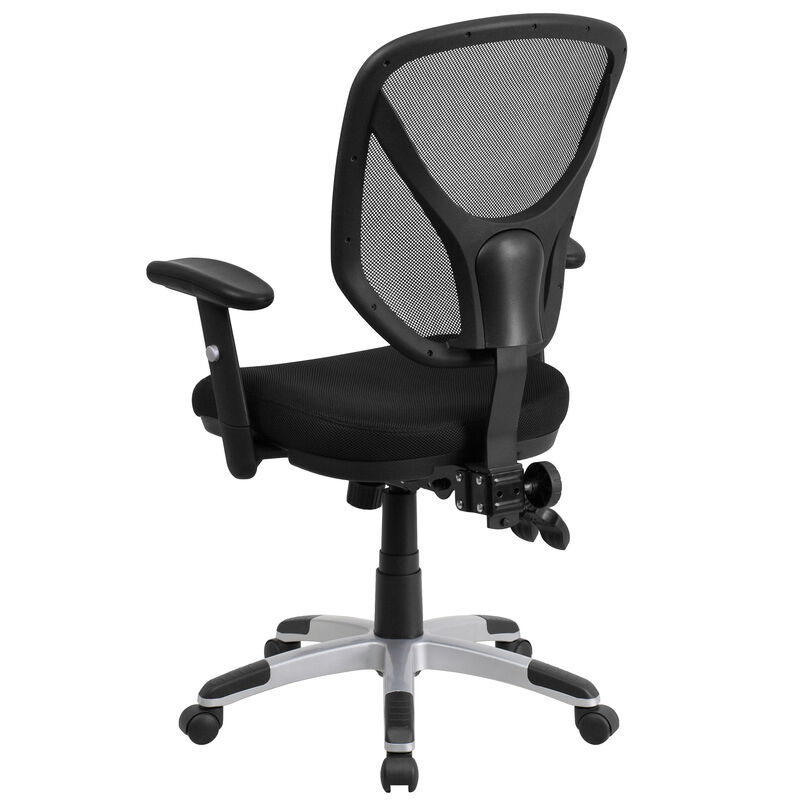 Sam Mid-Back Mesh Multifunction Swivel Ergonomic Task Office Chair with Adjustable Arms