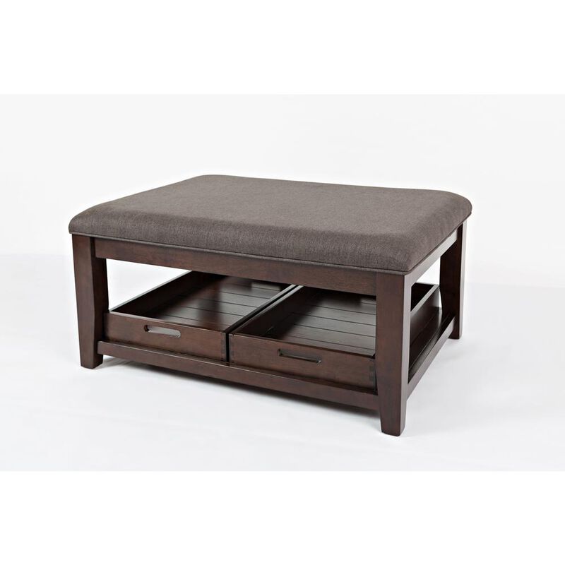 Jofran Contemporary Brown 38 Ottoman Coffee Table