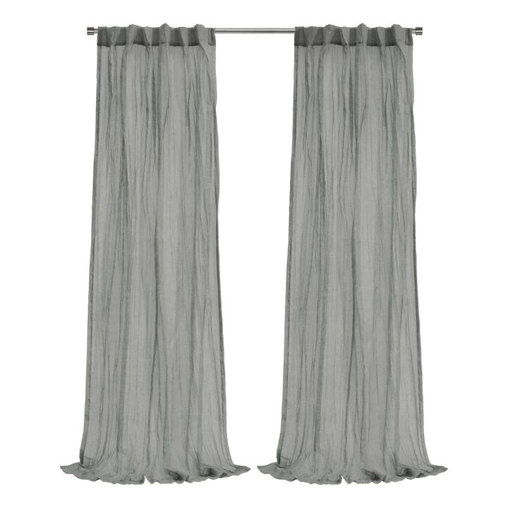 Habitat Paloma Sheer Dual Header Stylish and Functional Curtain Panel