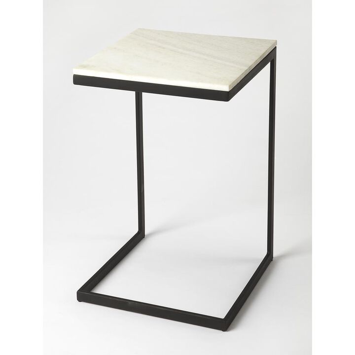 Modern Glam Square End Table, Belen Kox