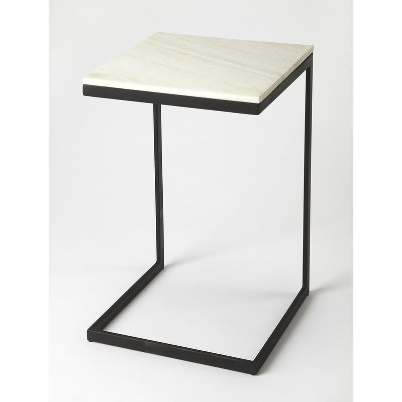 Modern Glam Square End Table, Belen Kox