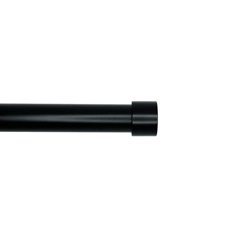 Esencial Kepi Curtain Rod Set, Adjustable Length From 72" to 144"