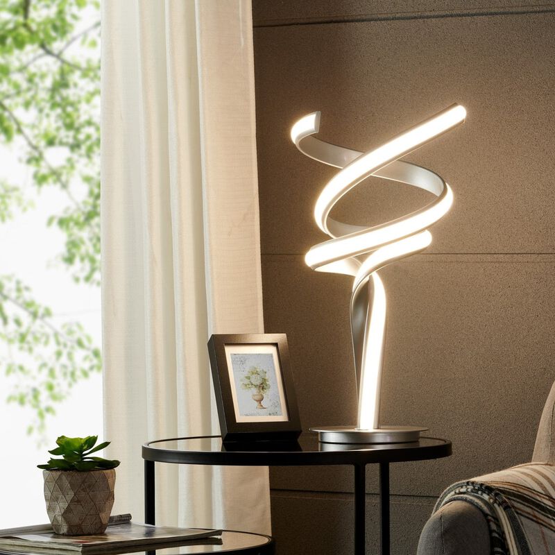 Munich Table Lamp Wood Metal Dimmable Integrated LED