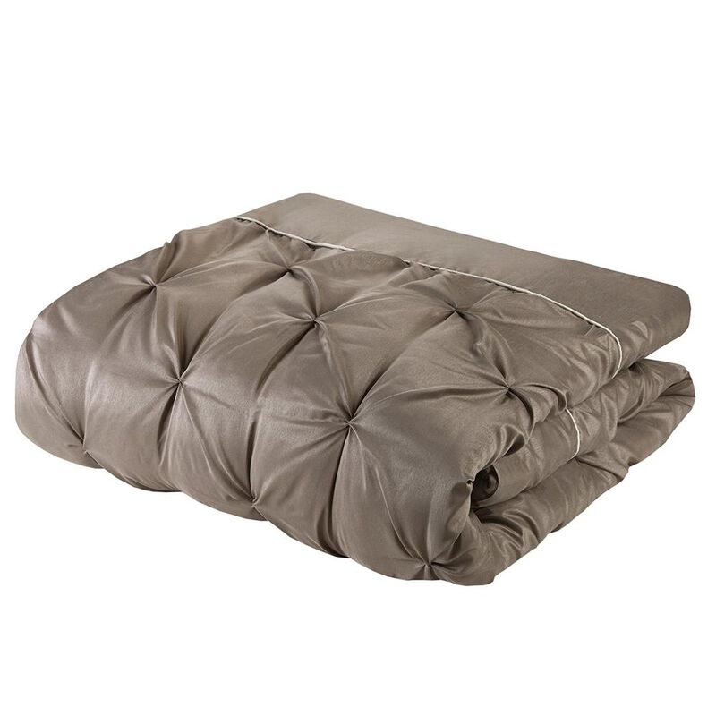 Belen Kox Taupe Tufted 24-Piece Room Set, Belen Kox