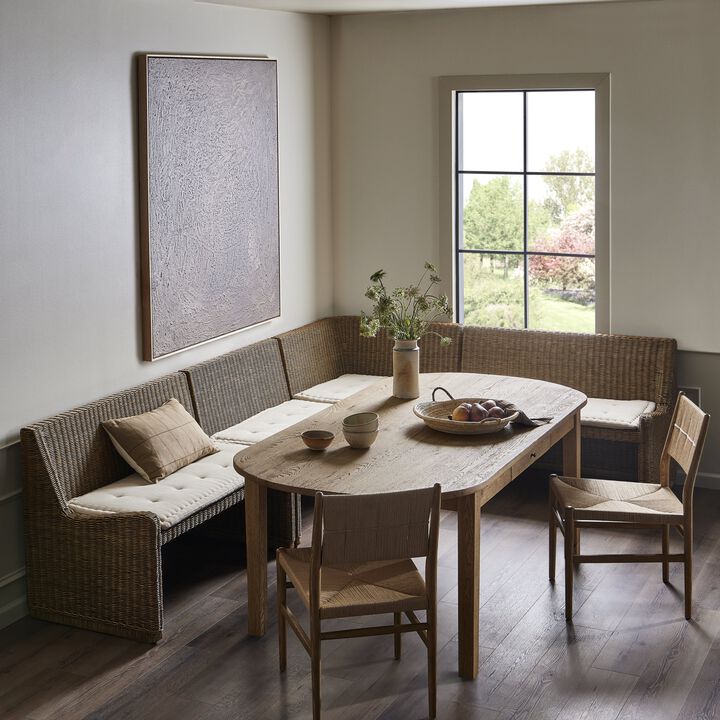 Senna 144" Left Arm Facing Dining Banquette