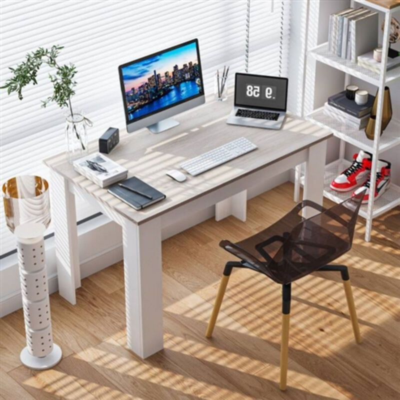 Modern Wooden Finish Table – Use as Kitchen Dining Table or Computer Desk