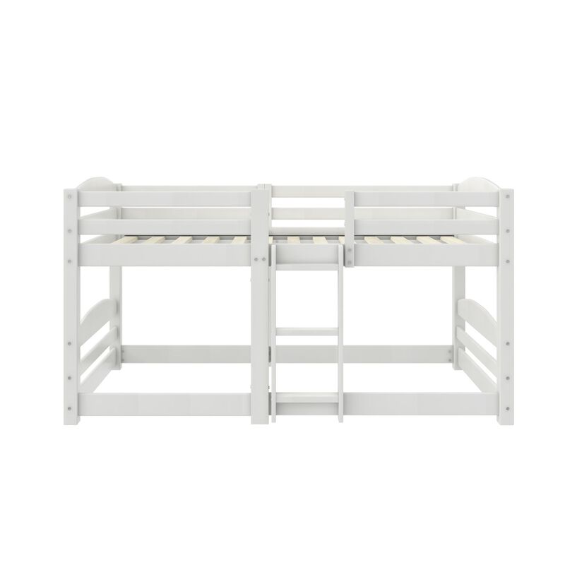 DHP Birley Low Wood Twin over Twin Bunk Bed for Kids