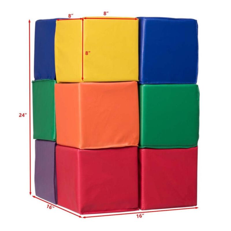 12-Piece Big Building Blocks Set for Kids Creative and Educational Toy