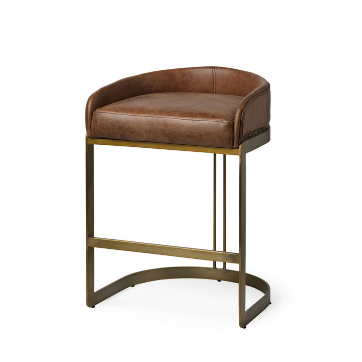 Hollyfield Brown Counter Stool
