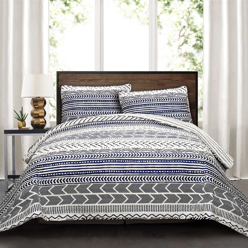 Hivvago 3 Piece Scandinavian Reversible Cotton Set