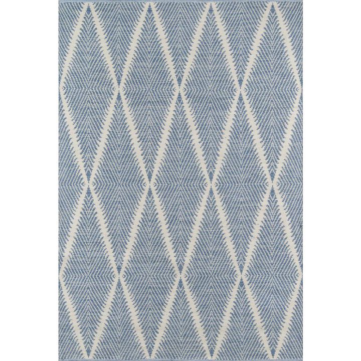 Erin Gates Contemporary Rectangle Area Rug, Denim, 3'6 X 5'6