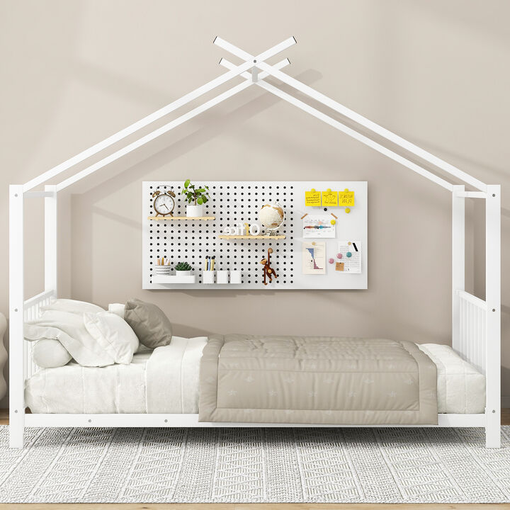 Merax Modern Metal House Platform Bed