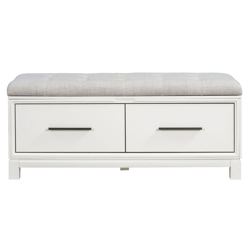 Merax Shoe Storage Bench with Removable Cushion