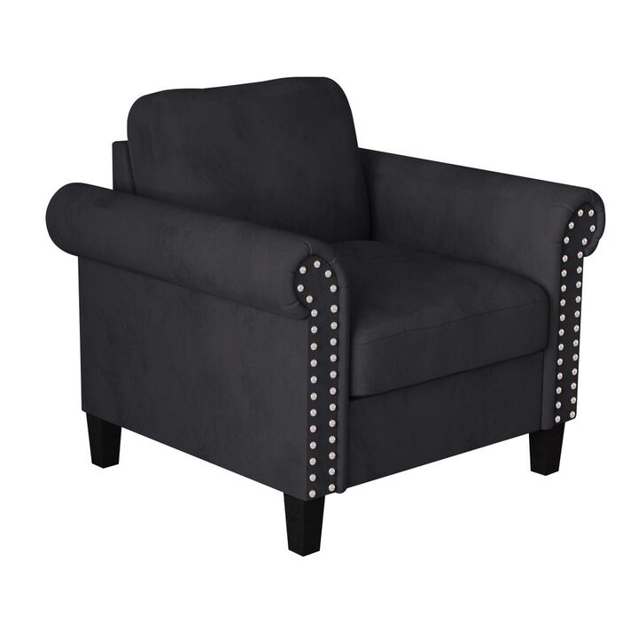 New Classic Furniture Alani Accent Chair-Black