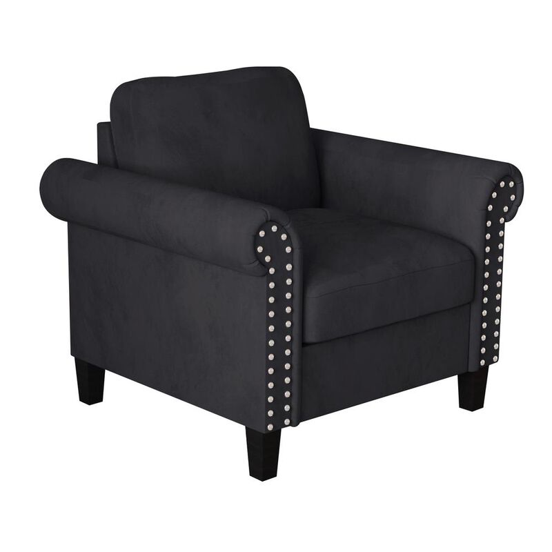 New Classic Furniture Alani Accent Chair-Black