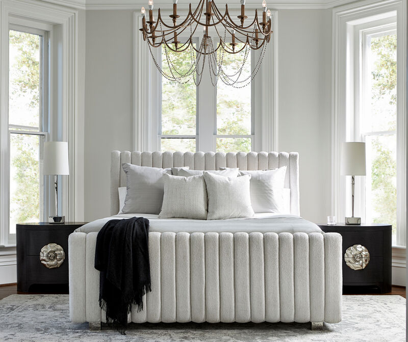 Silhouette California King Panel Bed