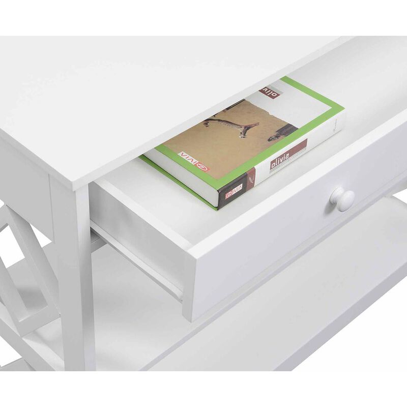 Convience Concept, Inc. Diamond 1 Drawer Console Table