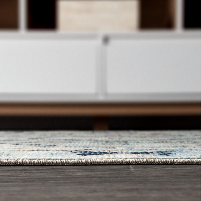 Osuna Diamond Vintage Medallion Area Rug
