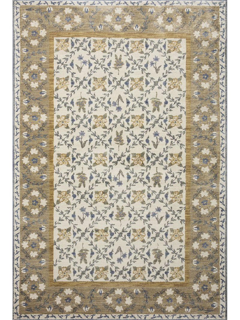 Fiore FIO03 Gold 6'3" x 9' Rug
