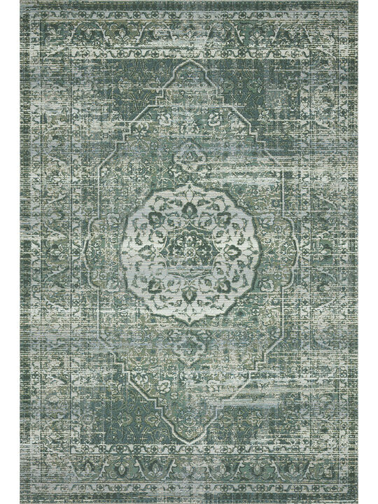 Mika MIK06 Green/Mist 3'11" x 5'11" Rug