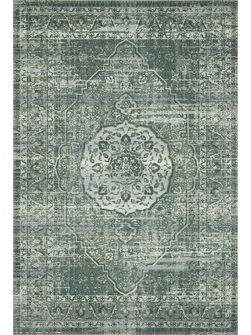 Mika MIK06 Green/Mist 3'11" x 5'11" Rug