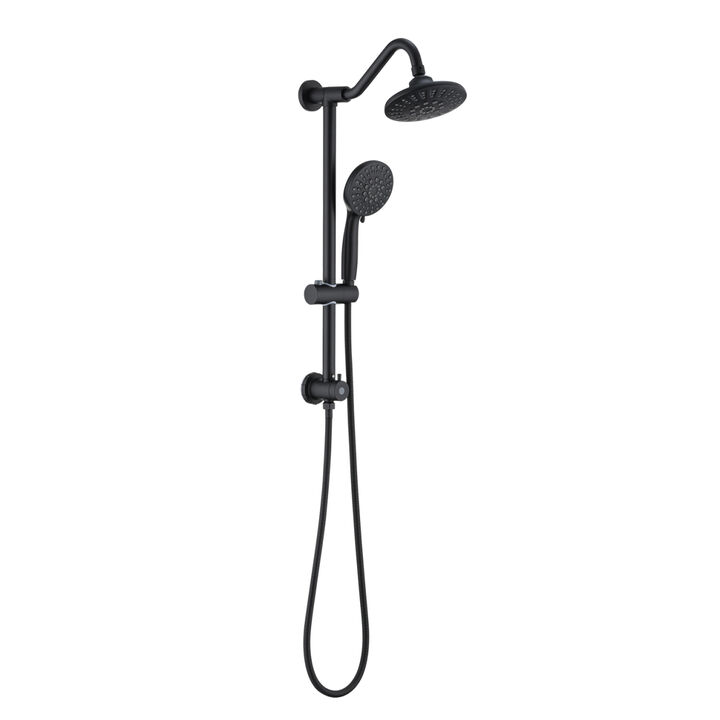 6 Inch Rain Shower Head With Handheld Shower Head Bathroom Rain Shower System