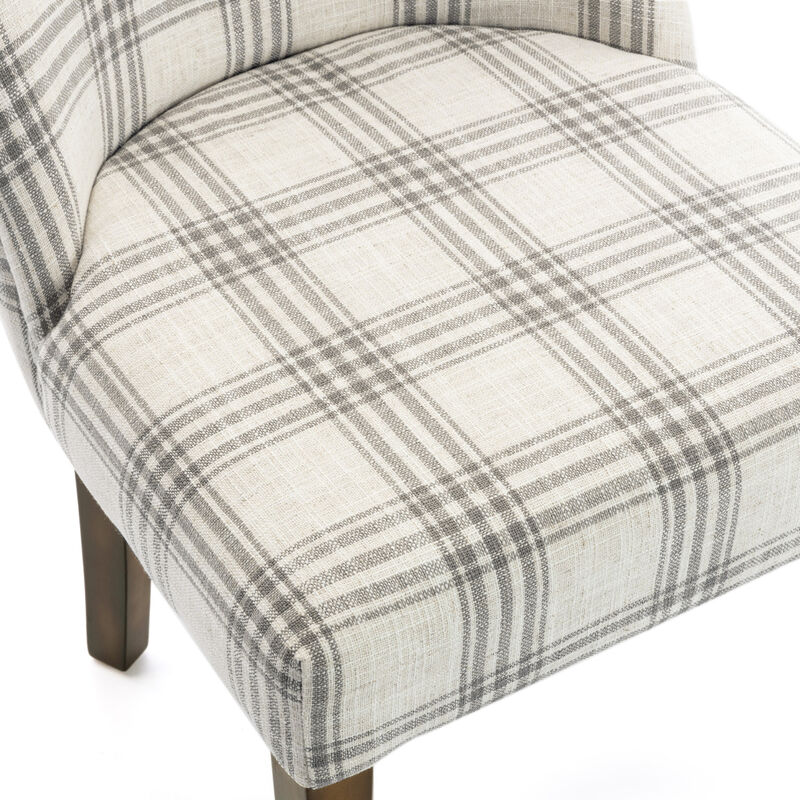 Merax Contemporary Fabric Dining Chairs 2 Pieces