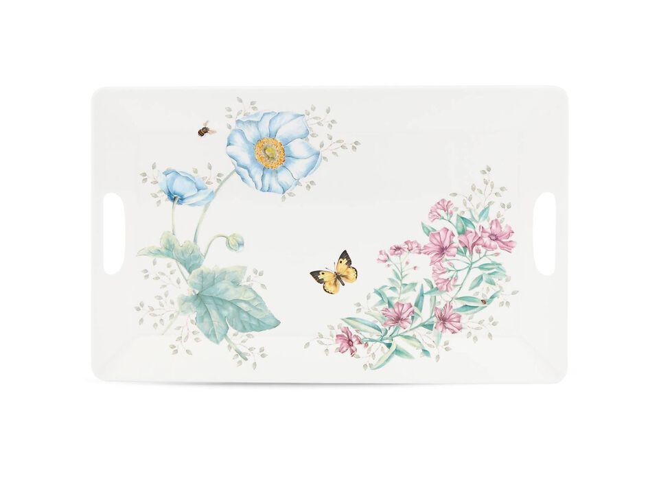 Butterfly Meadow Melamine Handled Serving Tray