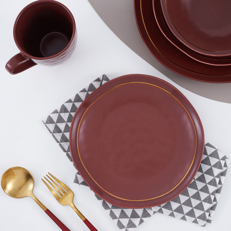 Stone Lain Clara Porcelain 16 Piece Dinnerware Set