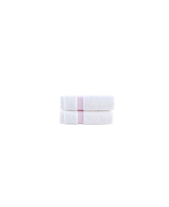 Brooks Brothers Contrast Border 2 pcs Wash Towels