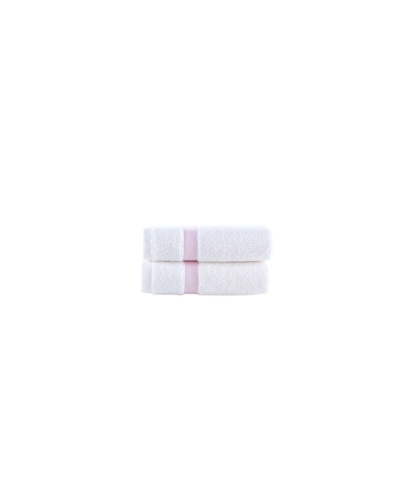 Brooks Brothers Contrast Border 2 pcs Wash Towels