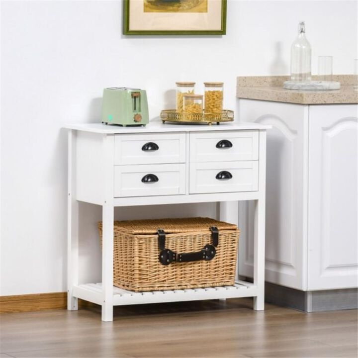 Kitchen Sideboard Storage Cabinet Versatile Coffee Bar & Buffet Cabinet for Kitchen & Dining Room