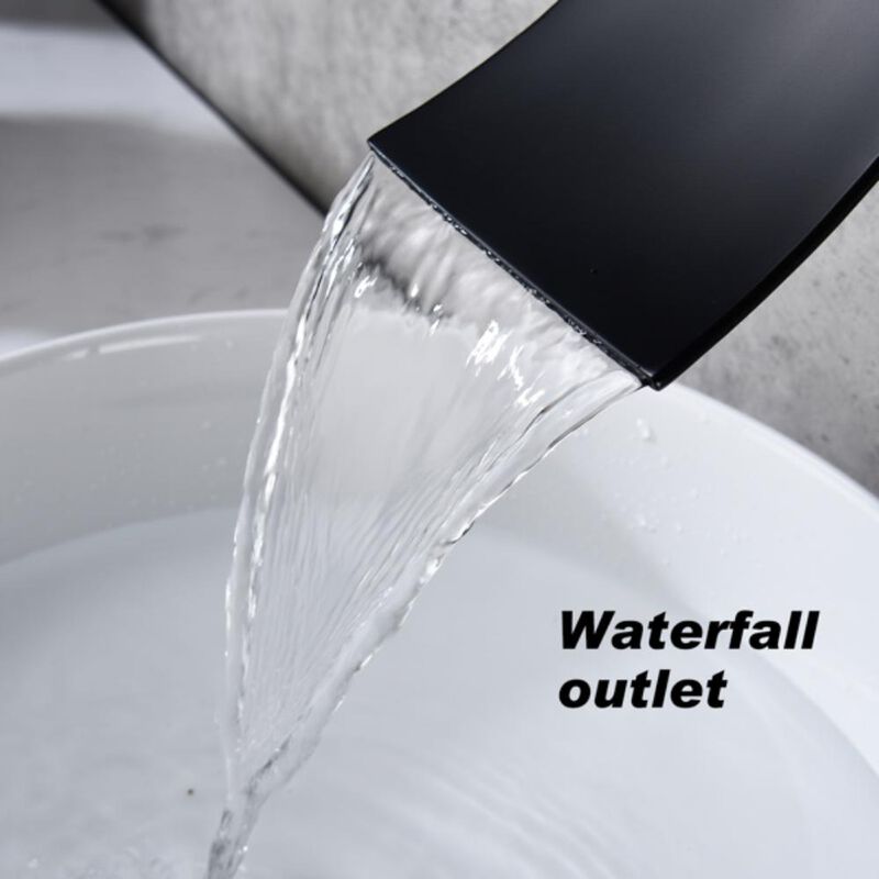 Wall Mounted Bathroom Waterfall Faucet Modern & Elegant Design